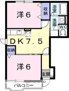 コンフォルヴィラ【1階】の間取り
